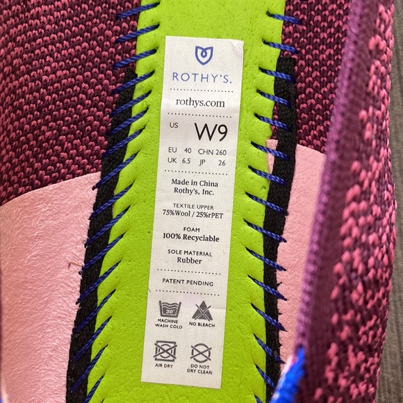 ROTHY’S RETIRED Fig Python Round Toe Flats 9 - Picture 10 of 12